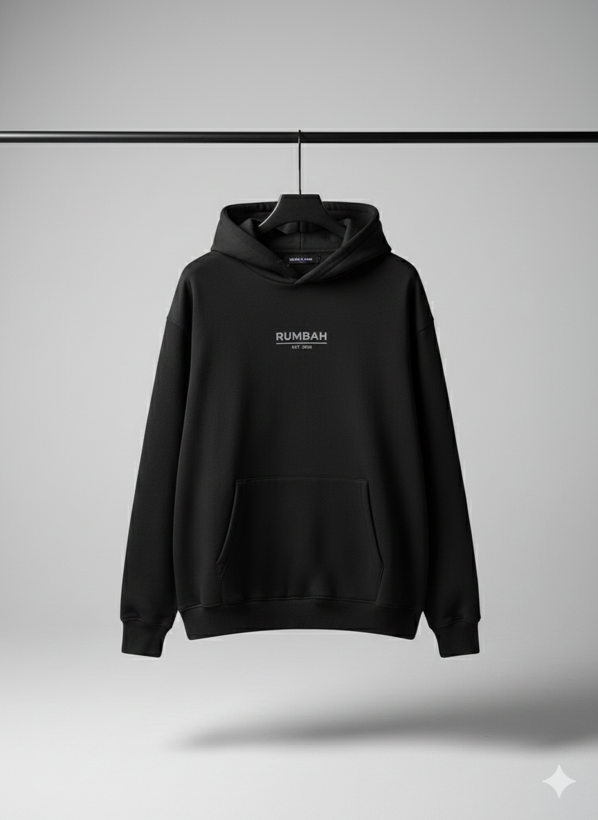 Noir Haven Oversized Hoodie (Unisex)