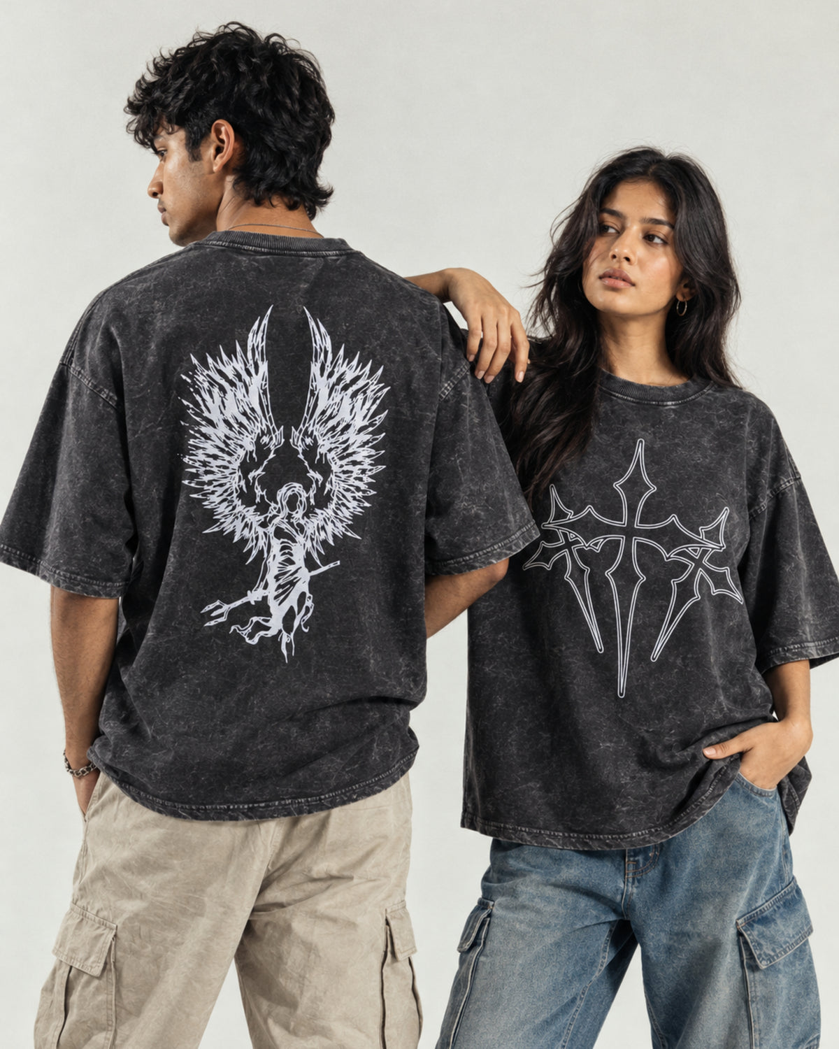 FALLEN ANGEL OVERSIZED TEE (UNISEX)